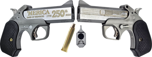 S19 / Bond Arms Cyclops 'Merica Derringer .45-70 Gov't 250th Anniversary Engraved