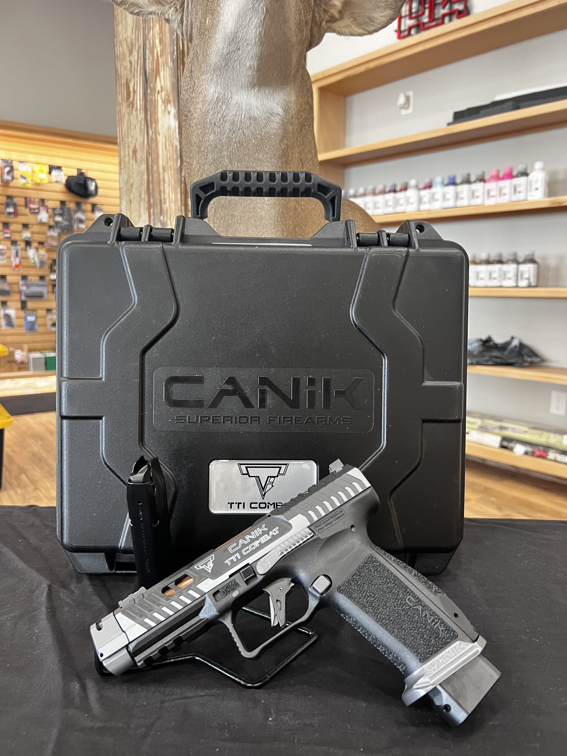 U21 / Canik TTi Combat w/ Fluted Barrel & Quick Detach Canik Compensator, Hard Case Bundle