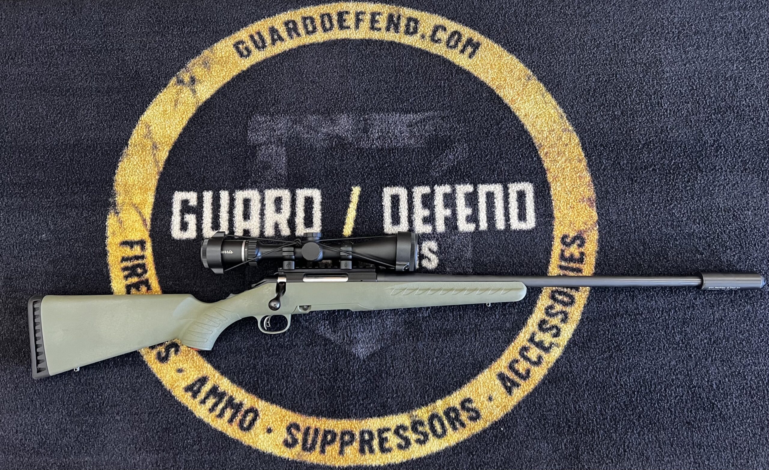 W23 / Ruger American .223 w/ 4.5-14x42 w/ FREE Witt Machine Canooter Suppressor