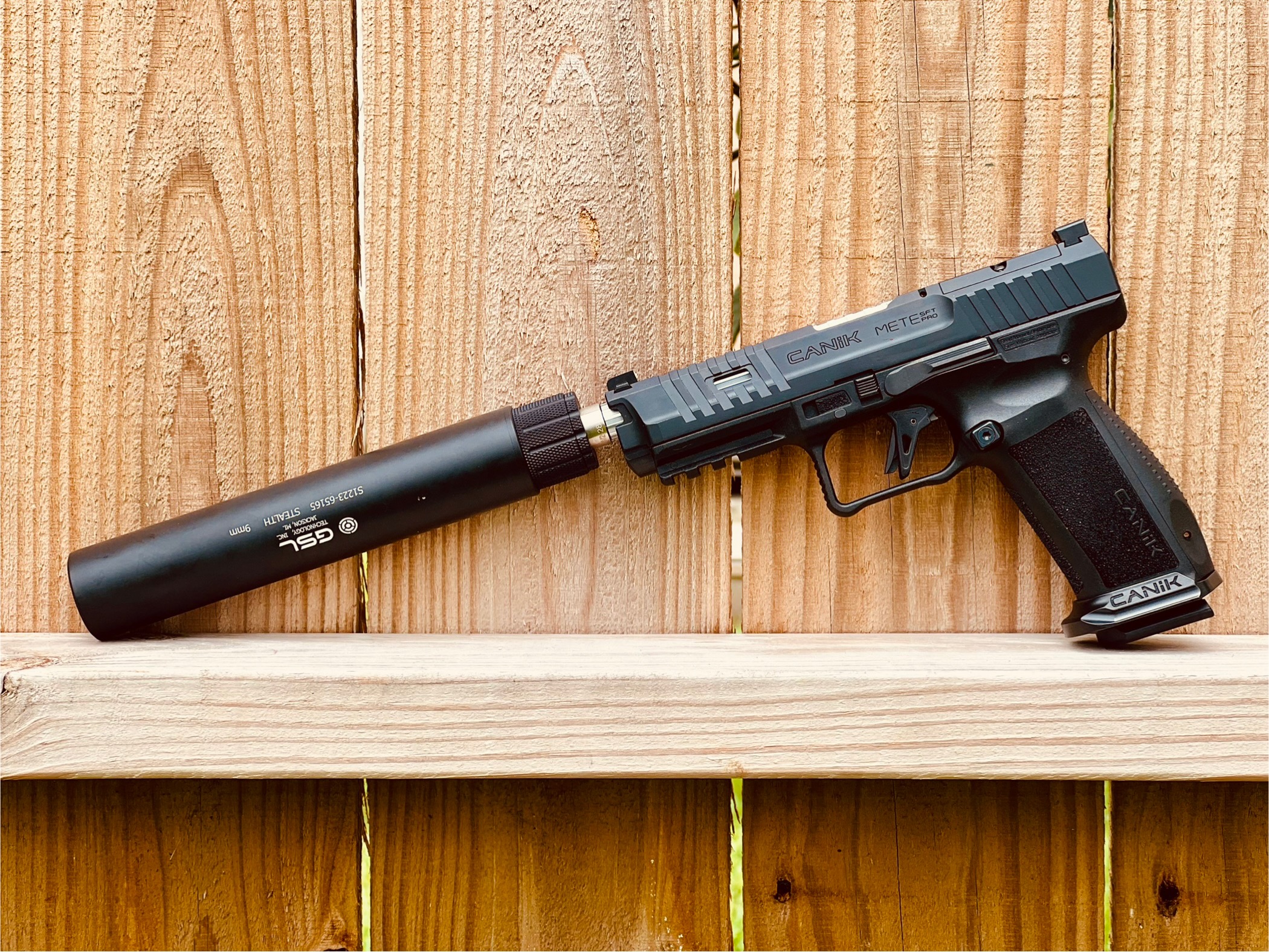 C29 / Canik Mete SFT Pro 9mm w/ GSL Stealth 9mm Suppressor