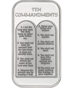 F32 / 10 Commandments 1oz Silver Bar