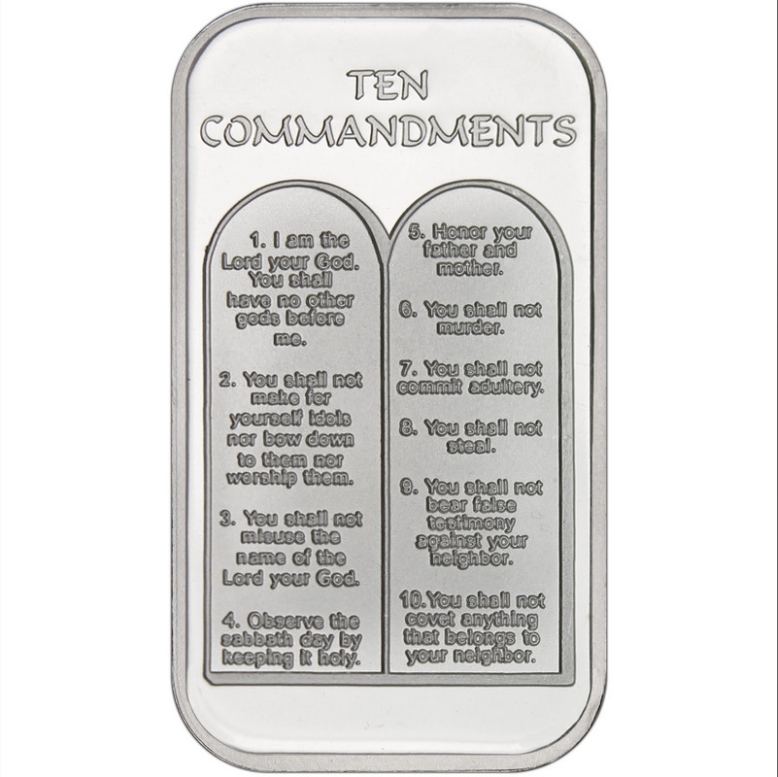 F32 / 10 Commandments 1oz Silver Bar