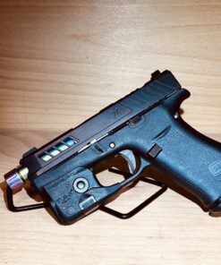 L38 / USED Glock G43x 9mm w/ Ported Slide, Threaded Barrel & TLR-6 Light (Barrel Slightly Worn)